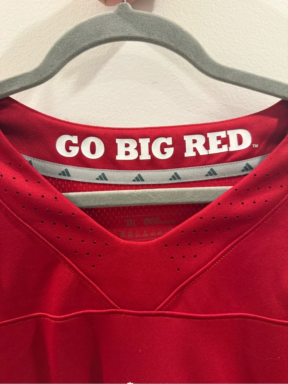 Nebraska Cornhuskers #1 Red Football Jersey 3x